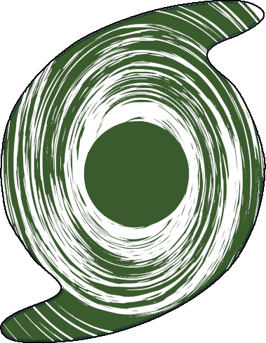 PCB with white swirls on the silkscreen layer emulating clouds